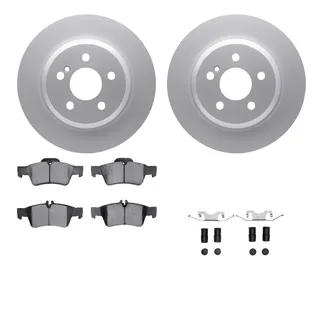 R1 Concepts WDUH1-63171 Carbon Series Brake Rotors W/ 5000 Oep Brake Pads & Hdw